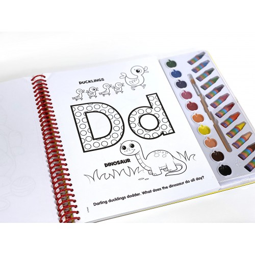 Deluxe Poster Paint And Colour Preschool ABC / 123